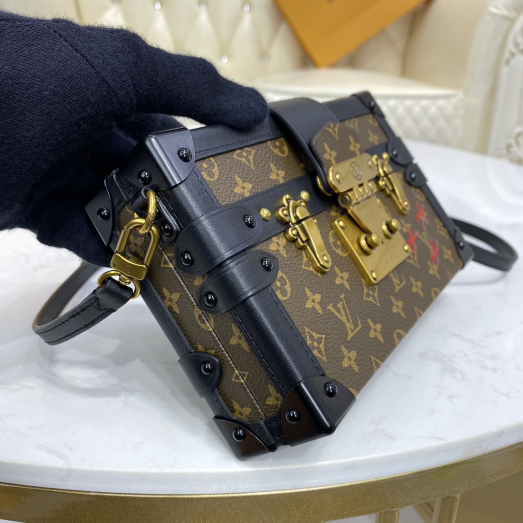 Louis Vuitton PETITE MALLE Handbag Monogram M45943